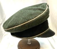 Replica WW2 German Waffen SS Officer/NCO Crusher Cap