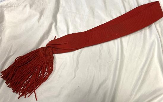 British Army NCO Red Sash