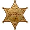 Code: G113/L Replica Gold Coloured Grand County Sheriff Badge