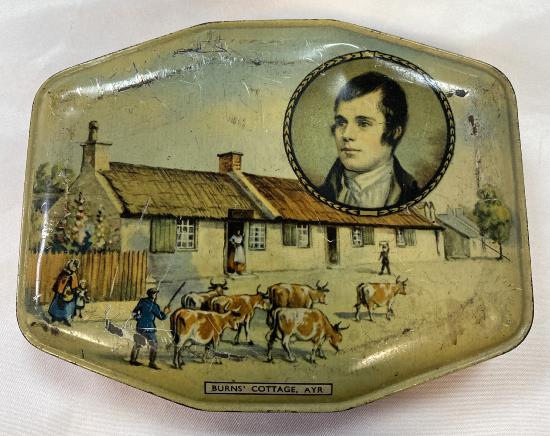 Robert Burns Cottage Tin Box