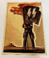 WW2 German SS Postcard