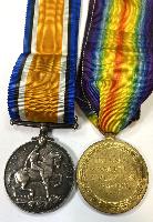 WW1 British Highland Light Infantry Medal Pair