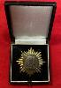 WW2 German Cased Eastern People's Award 1st Class In Gold With Swords 