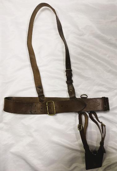 British Sam Brown With Cross Strap And Sword Hanger
