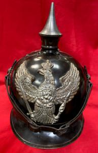WW1 Prussian  Jager Zu Pferde O/R Lobster Tail Spiked Helmet 