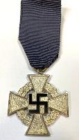 WW2 German Faithful Service Cross In Silver