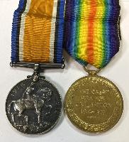 WW1 British War & Victory Medal Pair RAMC