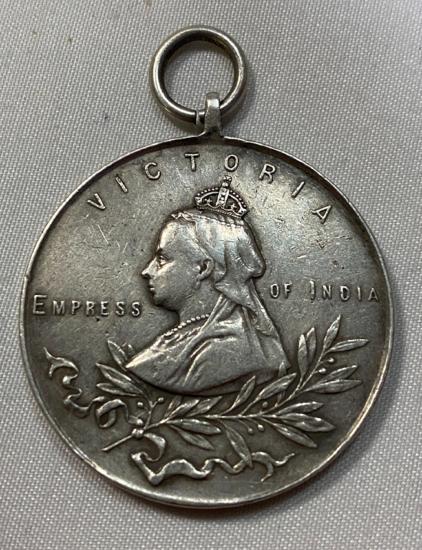 1901 Queen Victoria Empress Of India Army Temperance Association Medal