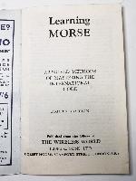 WW2 British Learning Morse ( Eighth Edition )