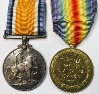 WW1 British Pair And Plaque  to 7th Battalion  London Regiment