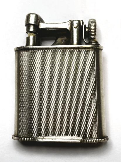 British 1930s Silver Petrol Lighter