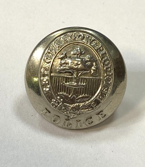 Victorian Glasgow Police Button