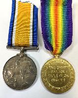 WW1 British War & Victory Medal Pair East Kent Regt