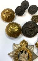 WW1/WW2 British Badge & Button Collection