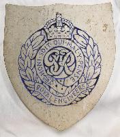 WW2 Royal Engineers Marble Wall Plaque