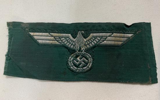WW2 German Army Officer's Bevo Cap Eagle