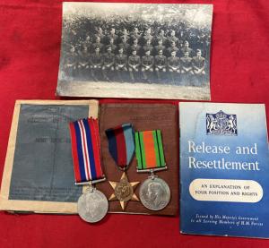 WW2 British Medals & Officer's Documentation