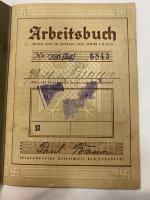 WW2 German Deutsches Reich Arbeitsbuch