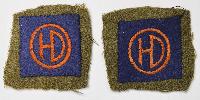 WW2 British Highland Division Formation Patches