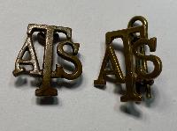 WW2 British A.T.S.Collar Badges
