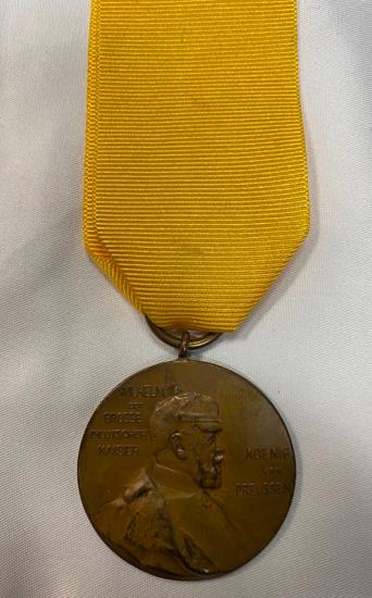 Prussian Kaiser Wilhelm Memorial Medal