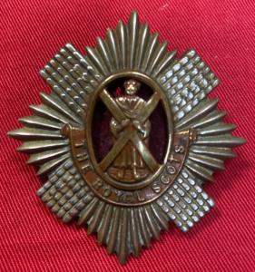 WW2 The Royal Scots Cap Badge