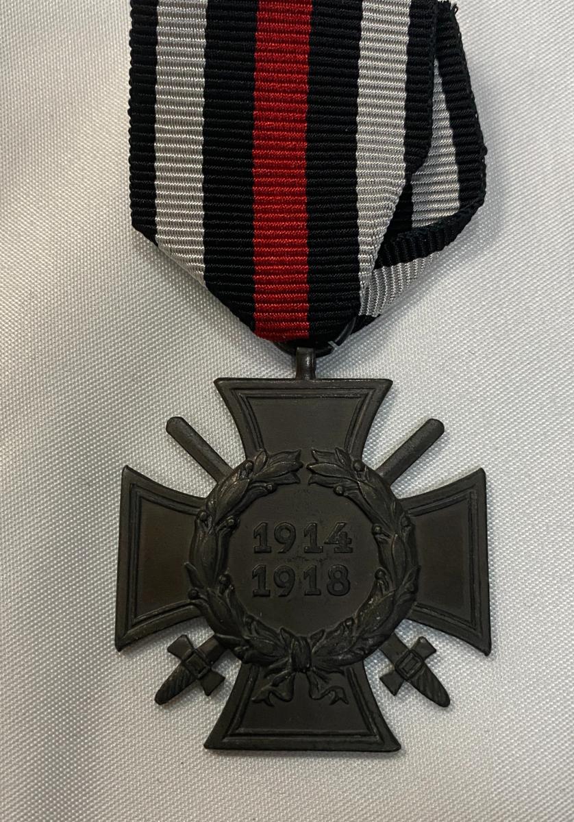WW2 German Cross Of Honour With Swords
