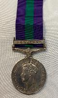 British GSM Malaya Clasp Medal