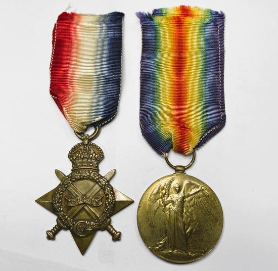 WW1 British 1914-15 Star And Victory Medal To Royal Navy