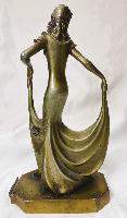 1930's Art Deco Lady in Flowing Dress Striker