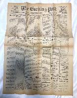 WW2 German Occupation Jersey Evening Post 23rd June 1944
