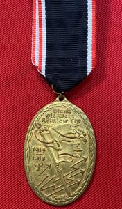 WW1 German Kyfhauserbund 1914-18 Service Medal