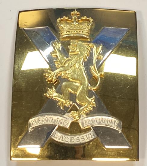 The Royal Regiment Of Scotland Officers Cross Belt Plate
