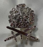 Replica WW2 German Silver Oak Leaves With Swords & Diamonds