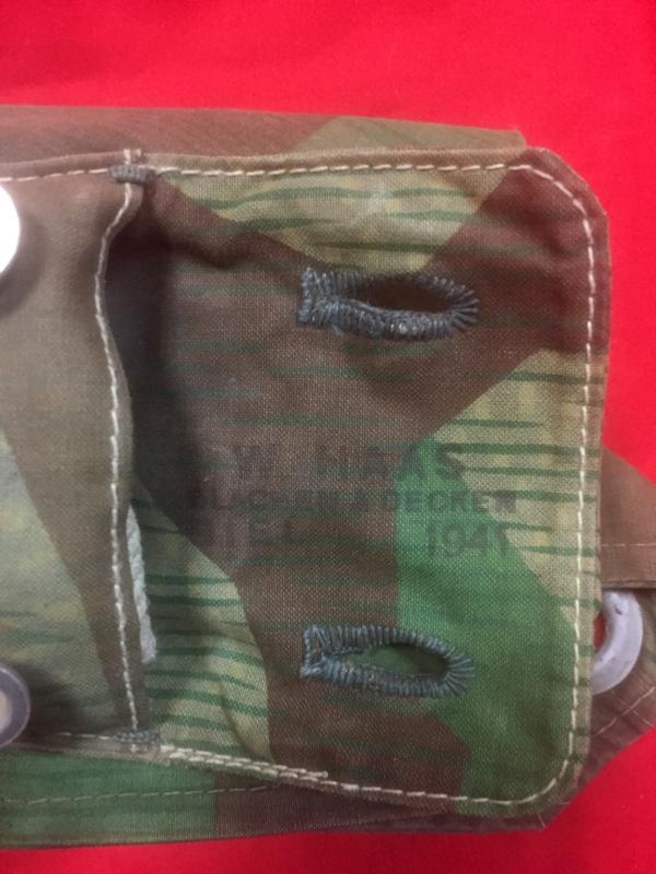 WW2 Swiss Zeltbahn Tent Pole/Pegs Carrying Bag