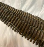 British M.G. Belt With Fired Blank rounds