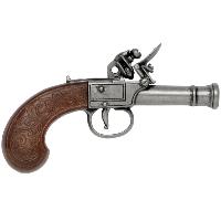 Code: G237G Replica Bunney Pocket Pistol 18th Century
