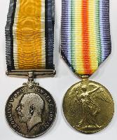WW1 British Medal Pair To Seaforth Highlanders