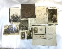WW1 Ayrshire Yeomanry Killed In Action Memorial Plaque & Paperwork