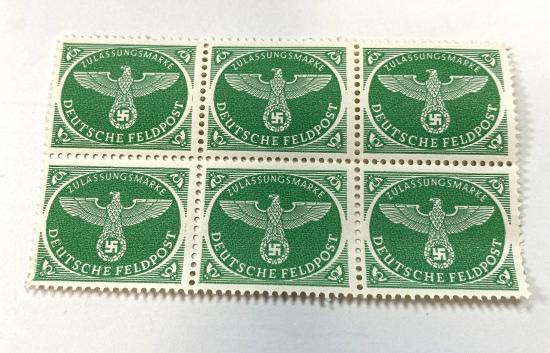 WW2 German Christmas 1944 Feldpost Stamps