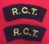 British Royal Corp Of Transport Shoulder Titles