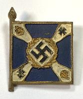 WW2 German WHW Kriegsmarine Marineteile Flag Standard Donation Badge