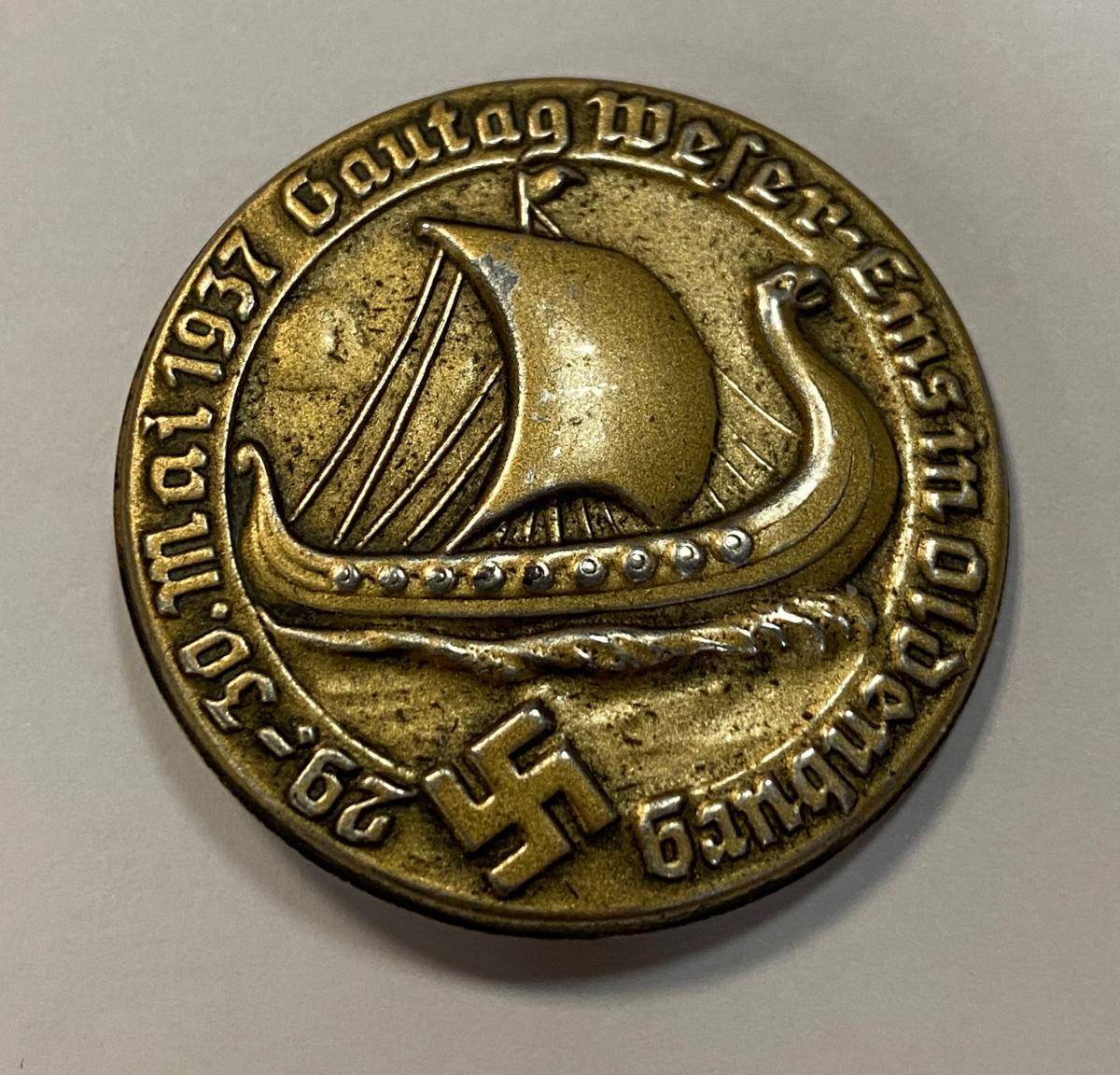 WW2 German Oldenburg 1937 Badge