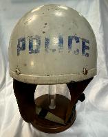 British 1950's Police Motorcycle Helmet 