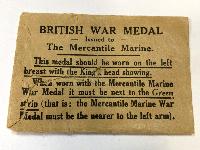 WW1 British Mercantile Marine War Medal 