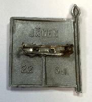 WW2 German WHW Jager Flag Standard Donation Badge