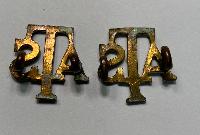 WW2 British A.T.S. Collar Badges