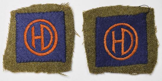  WW2 British Highland Division Formation Patches