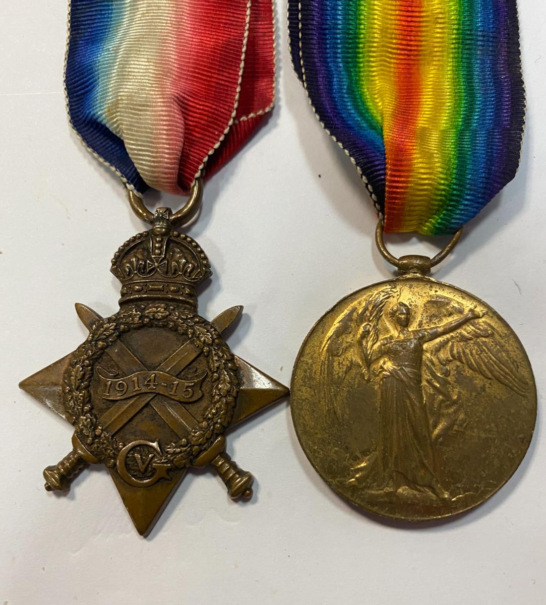 WW2 British Royal Field Artillery Medal Pair