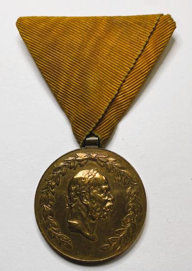 Austro Hungarian 25 Year Service In Fire Brigade Medal